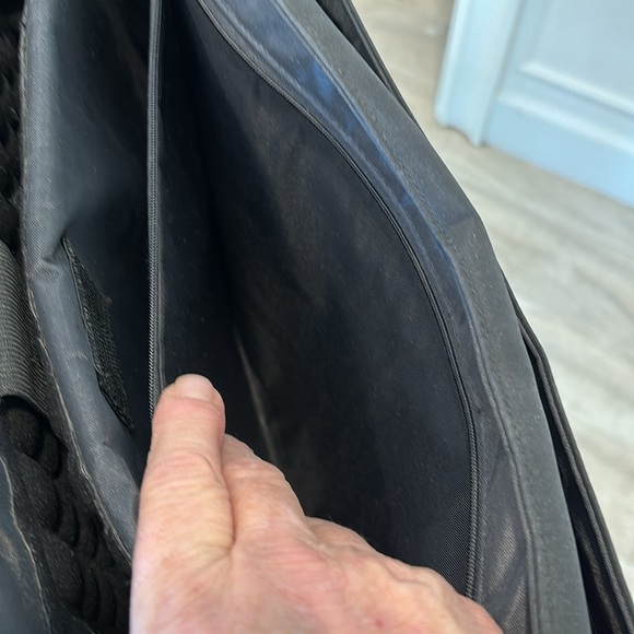 Cute Black Purple Messenger/Computer Bag Large - Picture 14 of 15